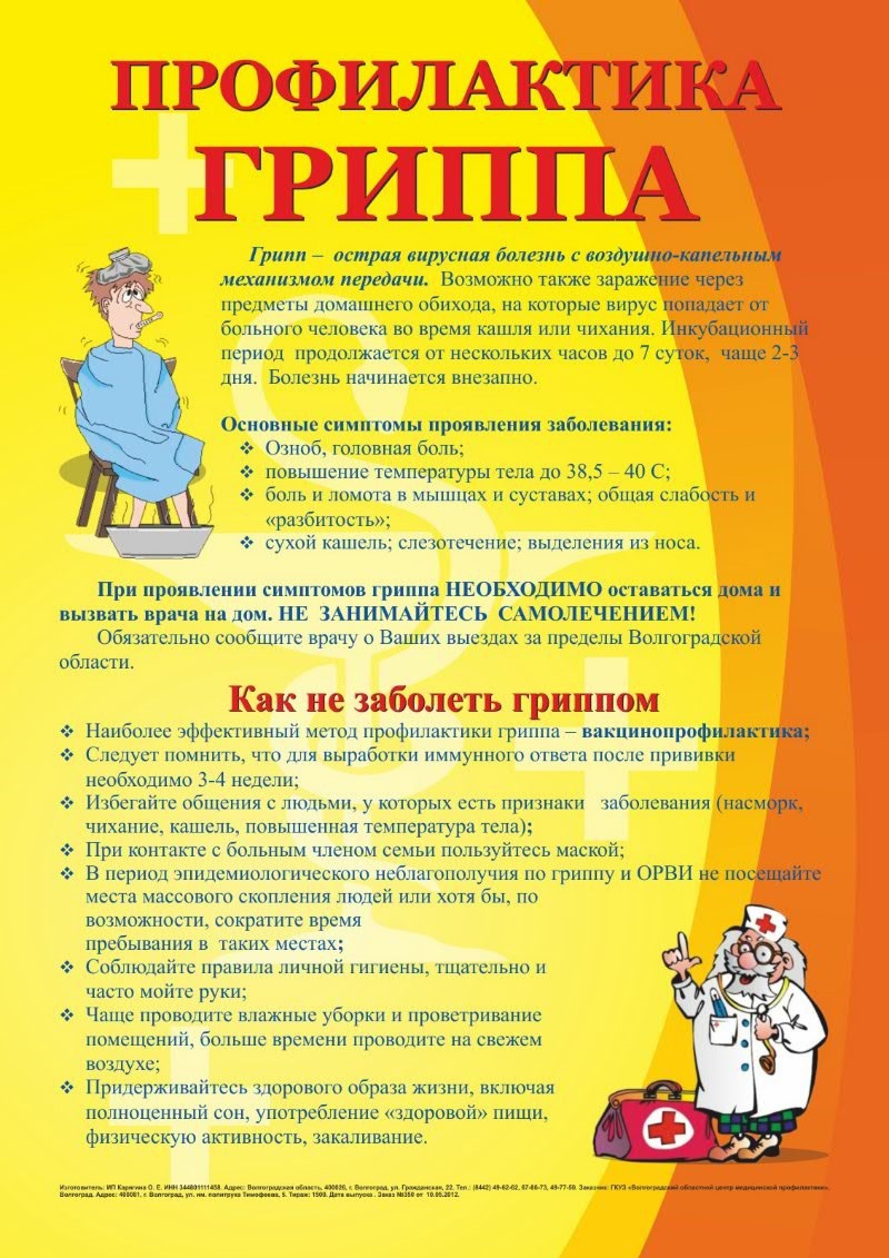 Профилактика гриппа